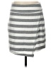 Athleta Stripes Gray Casual Skirt Size S - photo 1