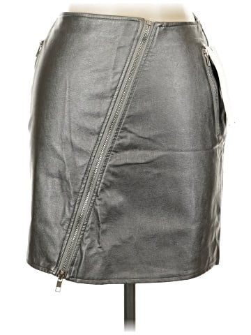 Just One Faux Leather Skirt (view 1)