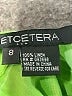 Etcetera 100% Linen Green 3/4 Sleeve Blouse Size 8 - photo 7