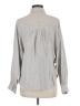 Max Studio Chevron-herringbone Gray Long Sleeve Blouse Size M - photo 2