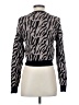 Full Tilt Animal Print Black Cardigan Size S - photo 2