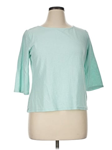 Liz Claiborne 3/4 Sleeve T-Shirt (view 1)