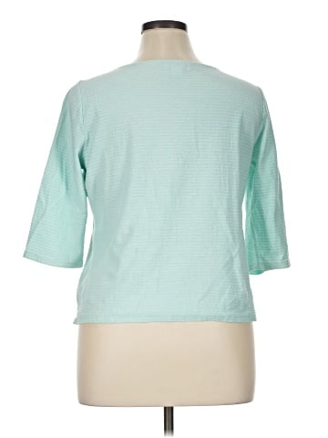 Liz Claiborne 3/4 Sleeve T-Shirt (view 2)