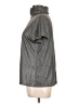 Susan Graver Metallic Gray Short Sleeve Top Size L - photo 5