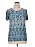 Westport Blue Short Sleeve Blouse Size XL - photo 1