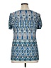 Westport Blue Short Sleeve Blouse Size XL - photo 2