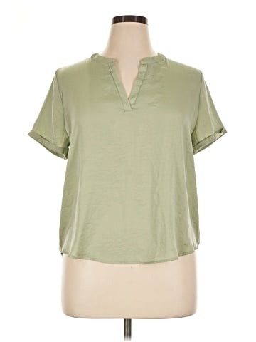 Olive and Oak Short Sleeve Blouse (view 1)