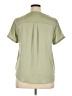 Olive and Oak 100% Polyester Green Short Sleeve Blouse Size XL - photo 2