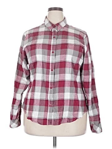 Riders by Lee Long Sleeve Button-Down Shirt (view 1)