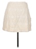 Zara 100% Polyester Argyle Ivory Formal Skirt Size M - photo 1