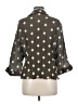Zara Polka Dots Gray 3/4 Sleeve Blouse Size M - photo 2