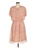 Just... Taylor 100% Polyester Hearts Orange Casual Dress Size 8 - photo 2