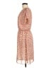 Just... Taylor 100% Polyester Hearts Orange Casual Dress Size 8 - photo 5