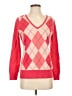 New York & Company 100% Acrylic Argyle Red Pullover Sweater Size S - photo 1