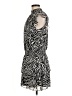 1.State 100% Polyester Animal Print Black Casual Dress Size M - photo 5