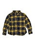 Hanna Andersson 100% Cotton Plaid Yellow Long Sleeve Button-Down Shirt Size 4 - photo 1