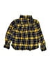 Hanna Andersson 100% Cotton Plaid Yellow Long Sleeve Button-Down Shirt Size 4 - photo 2