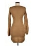 Forever 21 Solid Tan Casual Dress Size M - photo 2