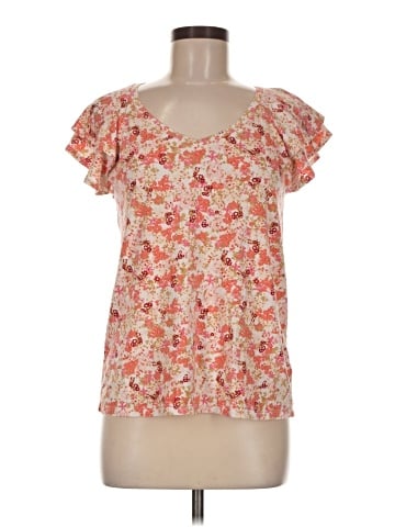 LC Lauren Conrad Short Sleeve Blouse (view 1)