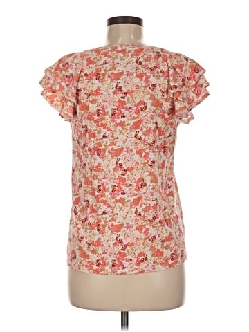 LC Lauren Conrad Short Sleeve Blouse (view 2)