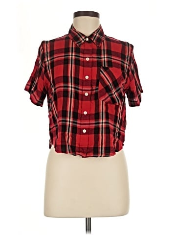 Forever 21 Short Sleeve Button-Down Shirt (view 1)
