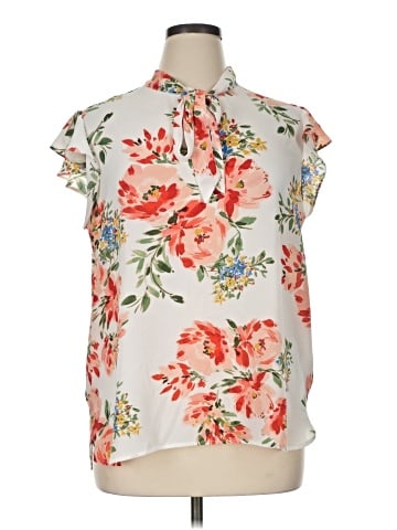 Counterparts Short Sleeve Blouse (view 1)