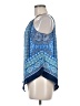 BCX 100% Polyester Blue Sleeveless Blouse Size M - photo 5