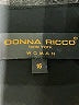 Donna Ricco 100% Polyester Solid Black Casual Dress Size 16 - photo 7