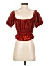 Forever 21 Orange Short Sleeve Top Size S - photo 2