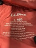 L.L.Bean 100% Polyester Solid Red Jacket Size Lg reg - photo 6
