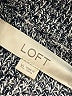 Ann Taylor LOFT 100% Cotton Tweed Gray Pullover Sweater Size XL - photo 7