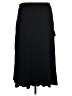 Lands' End Solid Black Formal Skirt Size L - photo 2