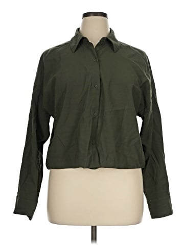 Express Long Sleeve Button-Down Shirt (view 1)