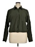Express Solid Green Long Sleeve Button-Down Shirt Size XL - photo 1