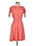 Allison Brittney Solid Orange Casual Dress Size S - photo 1