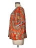 Cato Orange Short Sleeve Blouse Size L - photo 5