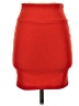 Forever 21 Solid Red Casual Skirt Size S - photo 1