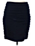Express Solid Blue Formal Skirt Size 6 - photo 1
