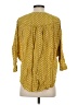 Mittoshop 100% Rayon Polka Dots Yellow 3/4 Sleeve Blouse Size S - photo 2