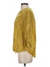 Mittoshop 100% Rayon Polka Dots Yellow 3/4 Sleeve Blouse Size S - photo 5