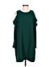 Mud Pie Solid Green Casual Dress Size M - photo 1