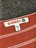 Sundry Stripes Red Burgundy Casual Dress Size Med (2) - photo 7