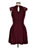 Speechless Hearts Burgundy Cocktail Dress Size M - photo 2
