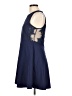 Alya Solid Blue Cocktail Dress Size L - photo 5