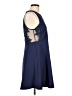 Alya Solid Blue Cocktail Dress Size L - photo 4