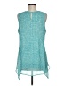 Fever 100% Polyester Teal Sleeveless Blouse Size M - photo 2