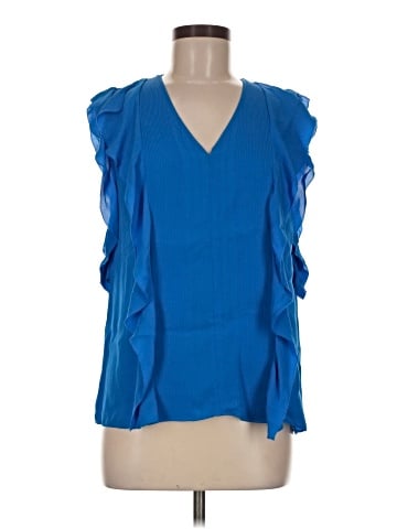 Elie Tahari Sleeveless Silk Top (view 1)
