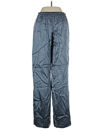 Madewell Pull-On Straight Pants in Stretch Satin (view 2)