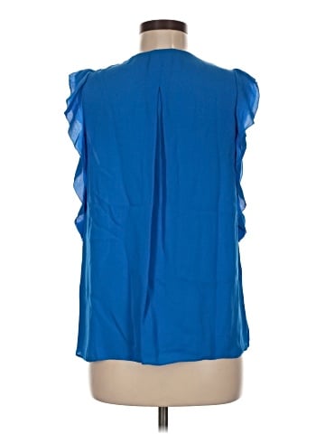 Elie Tahari Sleeveless Silk Top (view 2)