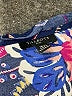 Talbots 100% Viscose Floral Blue Cocktail Dress Size 18w - photo 7